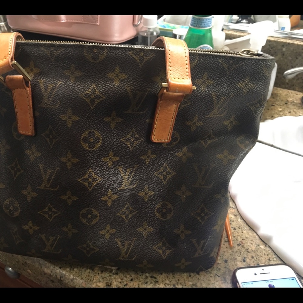 LOUIS VUITTON SHOULDER BAG AND  COSMETIC CLUTCH